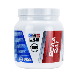 BCAA 2-1-1 GSSLab BCAA 125 порций 500 гр