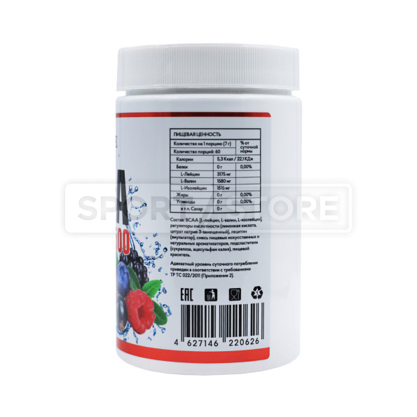 BCAA 2-1-1 Steeltime Nutrition BCAA 60 порций 420 гр
