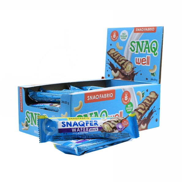 Вафли протеиновые Snaqfabriq SNAQ well