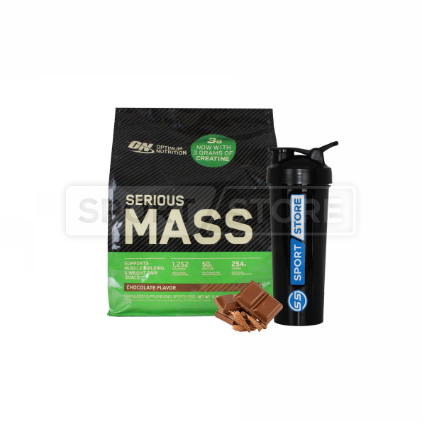Гейнер высокоуглеводный Optimum Nutrition Serious Mass 16 порций 5455 гр