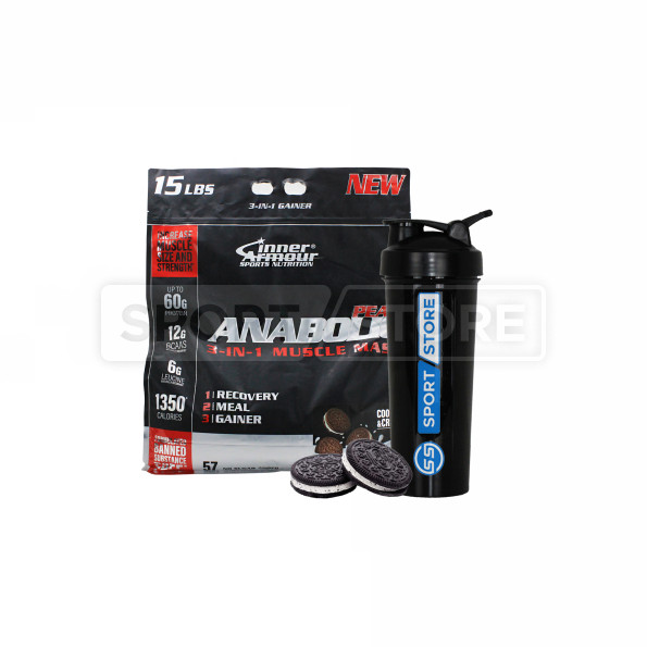 Гейнер высокоуглеводный Inner Armour Anabolic peak mass 19 порций 6802 гр