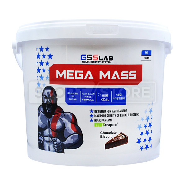Гейнер высокоуглеводный GSSLab Mega mass 50 порций 5000 гр
