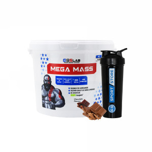 Гейнер высокоуглеводный GSSLab Mega mass 50 порций 5000 гр