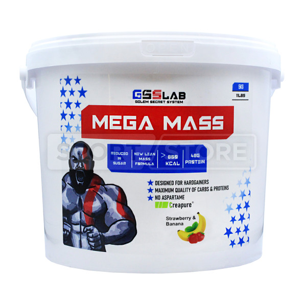Гейнер высокоуглеводный GSSLab Mega mass 50 порций 5000 гр