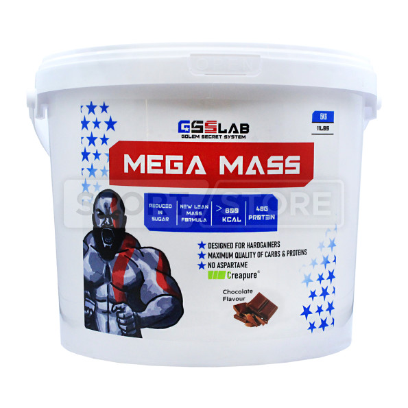 Гейнер высокоуглеводный GSSLab Mega mass 50 порций 5000 гр