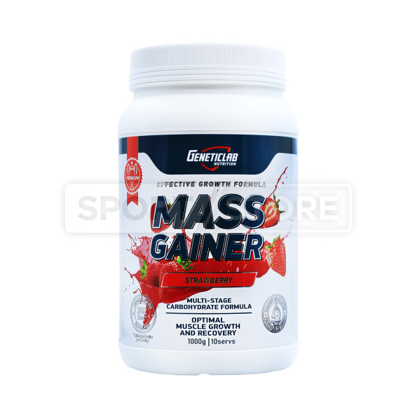 Гейнер высокоуглеводный Geneticlab Mega mass Gainer 10 порций 1000 гр