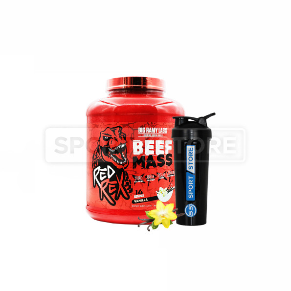 Гейнер сбалансированный Big Ramy Labs Red Rex Beef Mass 15 порций 2722 гр