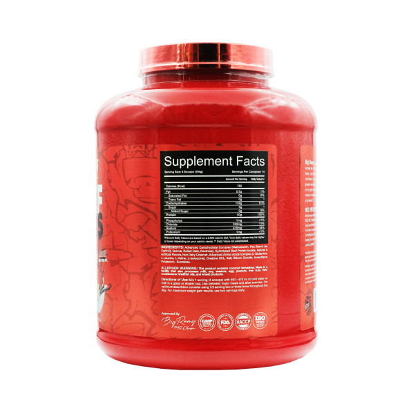 Гейнер сбалансированный Big Ramy Labs Red Rex Beef Mass 15 порций 2722 гр