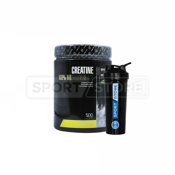 Креатин моногидрат Maxler Creatine Monohydrate 166 порций 500 гр банка