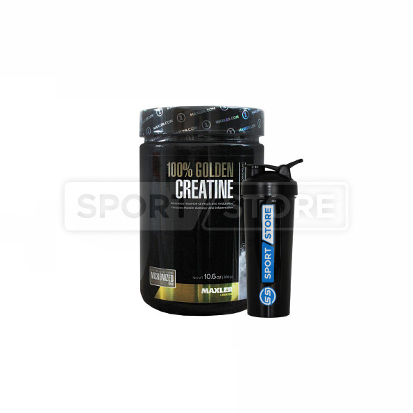 Креатин моногидрат Maxler 100% Golden Creatine 60 порций 300 гр
