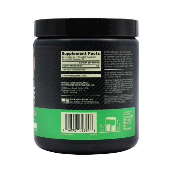 Креатин моногидрат Optimum Nutrition Micronized Creatine 60 порций 300 г