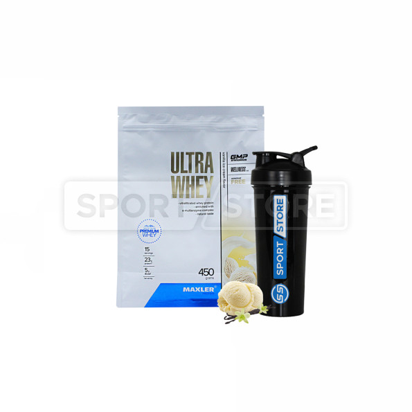 Протеин cывороточный Maxler Ultra Whey 15 порций 450 гр