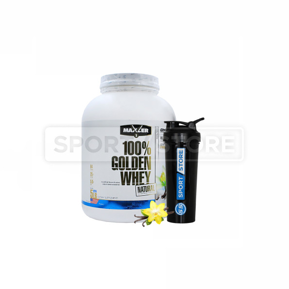 Протеин Maxler 100% Golden Whey Natural 5 Ibs 64 порций 2270 гр