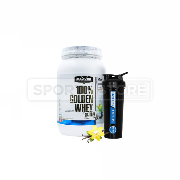 Протеин Maxler 100% Golden Whey Natural 2 Ibs 25 порций 908 гр