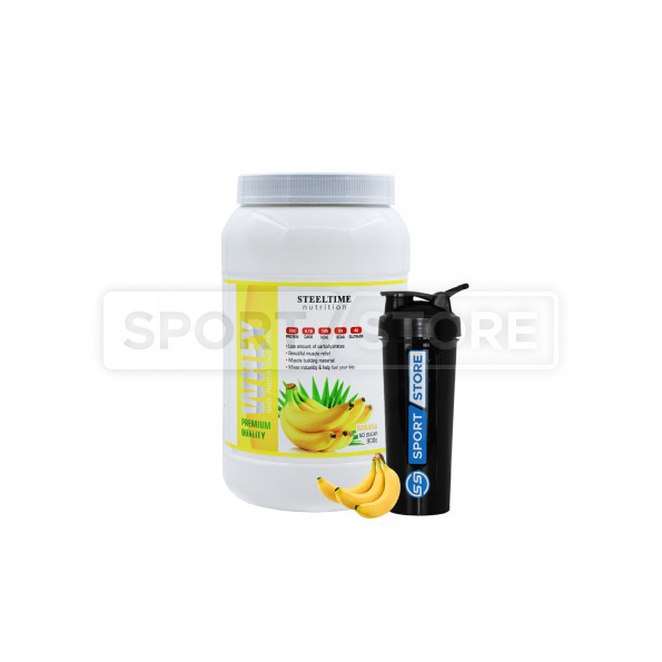 Протеин сывороточный Steeltime Nutrition Whey 30 порций 900 гр