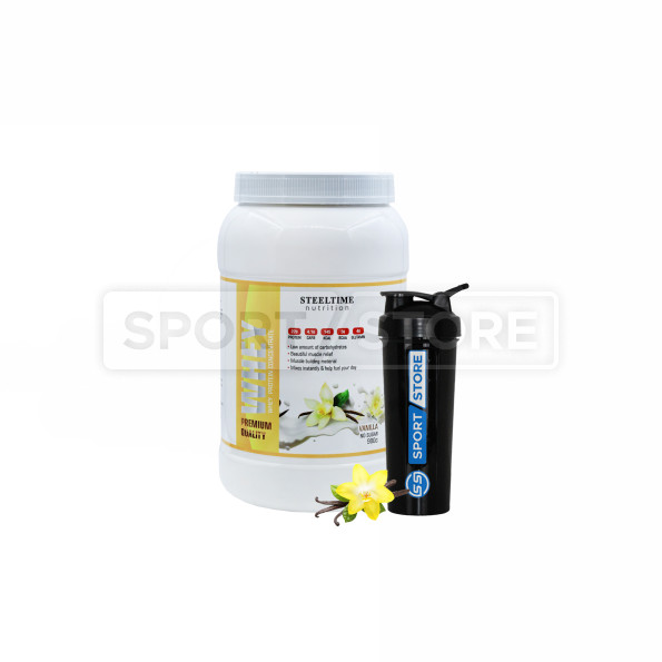 Протеин сывороточный Steeltime Nutrition Whey 30 порций 900 гр