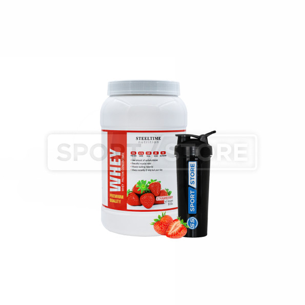 Протеин сывороточный Steeltime Nutrition Whey 30 порций 900 гр