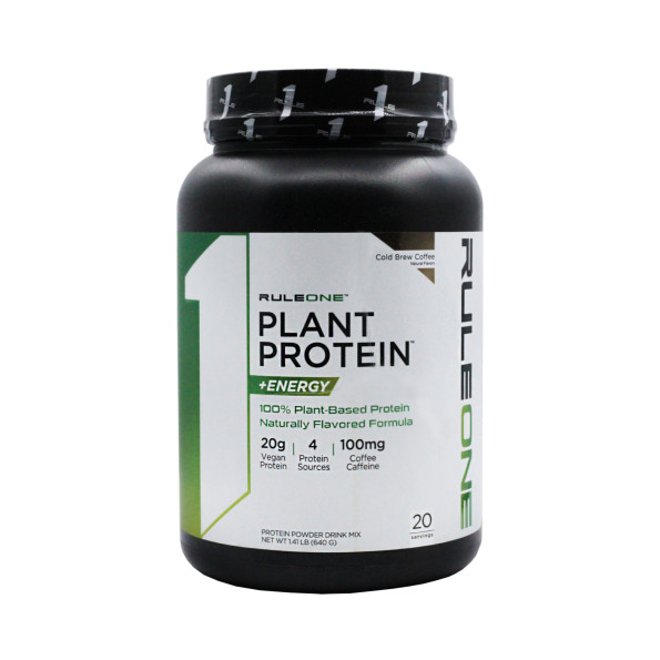 Растительный протеин c кофеином Rule One Plant protein + Energy 20 порций 630 гр #1
