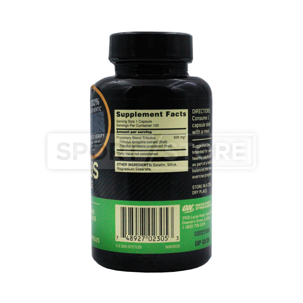 Тестобустер Optimum Nutrition Tribulus 625 мг 100 капсул