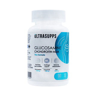 Комплексы для связок и суставов Ultrasupps Glucosamine Chondroitin flex formula 90 таблеток #1