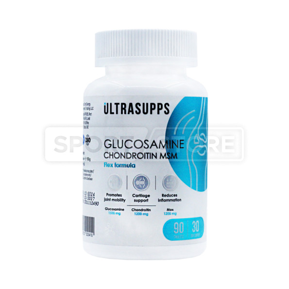 Комплексы для связок и суставов Ultrasupps Glucosamine Chondroitin flex formula 90 таблеток