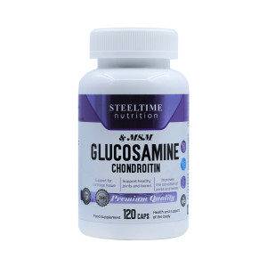Глюкозамин хондроитин MSM Steeltime Nutrition 120 капсул