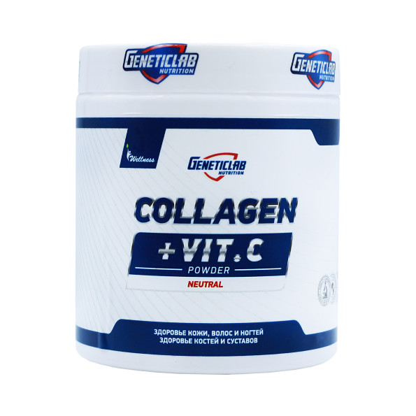 Коллаген Geneticlab Collagen + Vit.C 60 порций 300 гр