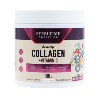 Коллаген Steeltime Nutrition Collagen + Hyaluronic acid 30 порций 180 гр #1