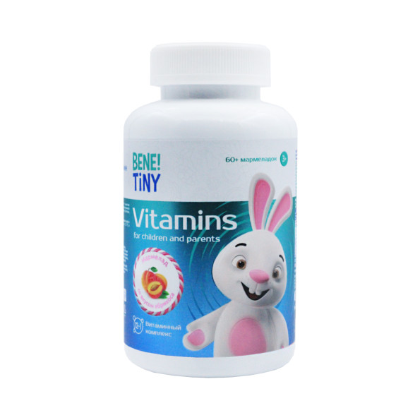 Мультивитамины для детей Benetiny 60 мармеладок #1