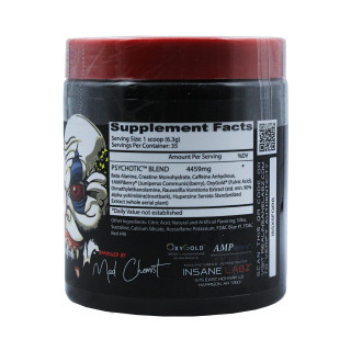 Предтренировочный комплекс Insane Labz Psychotic 35 порций 220 гр #1