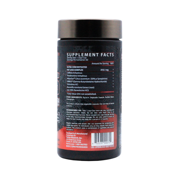 Жиросжигатели Nutrex Lipo-6 Black 60 капсул #2
