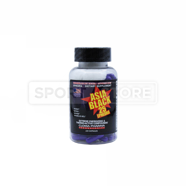 Жиросжигатели Cloma Pharma Asia Black 100 капсул