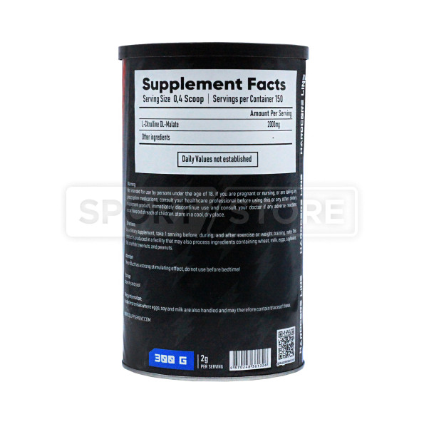 Цитрулин GSSLab Citrulline Hardline 150 порций 300 гр