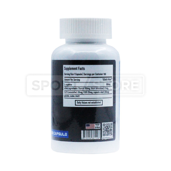 Л-Аргинин GSSLab L-arginine 100 капсул