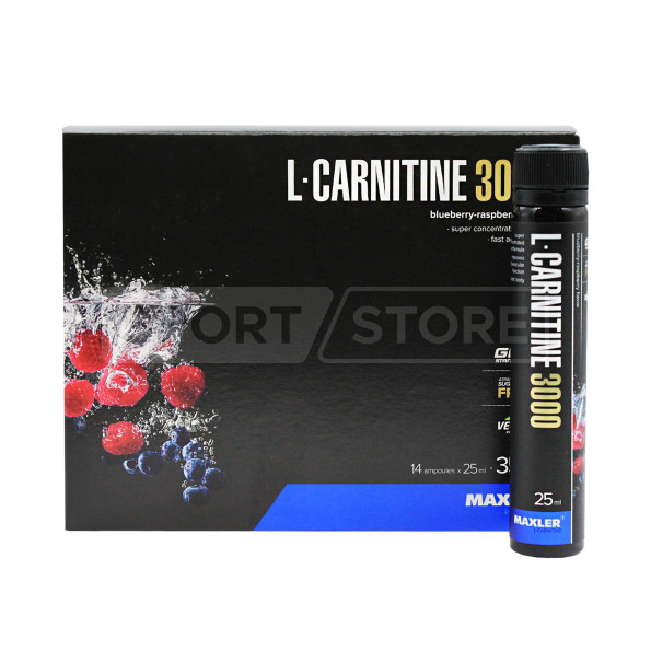 Концентрат карнитина Maxler L-Carnitine 3000 Shots 14 шт.*25 мл