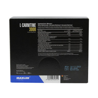 Концентрат карнитина Maxler L-Carnitine 3000 Shots 14 шт.*25 мл #1