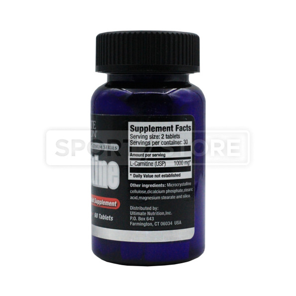 Л-Карнитин Ultimate Nutrition L‑Carnitine 500 мг 60 таблеток