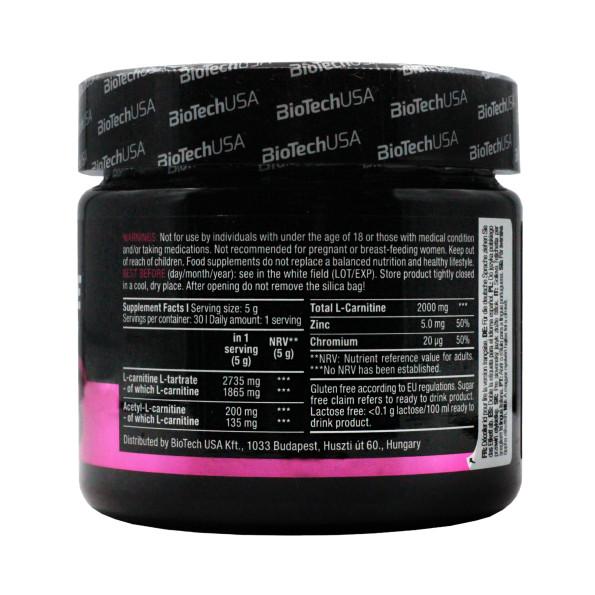 Л-Карнитин BioTech USA 30 порций 150 гр #2