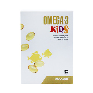 Омега 3 Maxler Kids Omega 260 мг, EPA 156 мг, DHA 104 мг 30 капсул #1