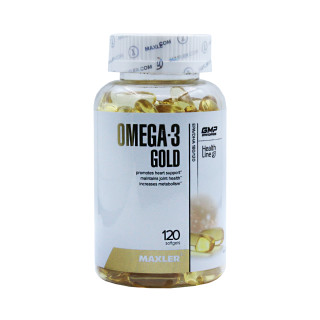 Омега 3 Maxler Gold Omega 330 мг, EPA 180 мг, DHA 120 мг 120 капсул #1