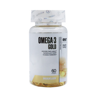 Омега 3 Maxler Gold Omega 330 мг, EPA 180 мг, DHA 120 мг 60 капсул #1