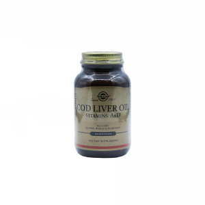 Ливерное масло Solgar Cod Liver Oil (Vitamin A & D Supplement) 100 капсул