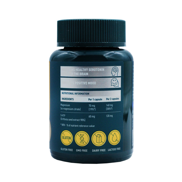 5-HTP+Магний цитрат UE uesupps 120 мг 60 капсул #2