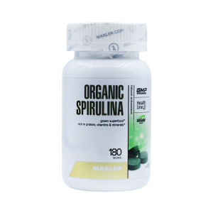 Спирулина Maxler Organic Spirulina 500 мг 180 таблеток