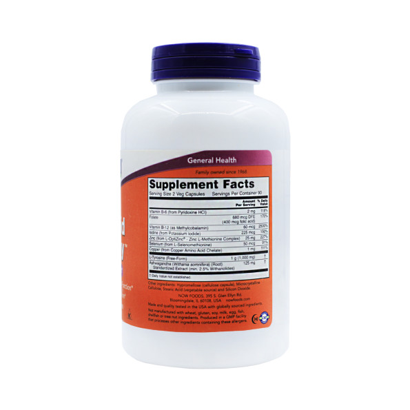 Тиреоидный комплекс Now Foods Thyroid Energy 180 капсул #2