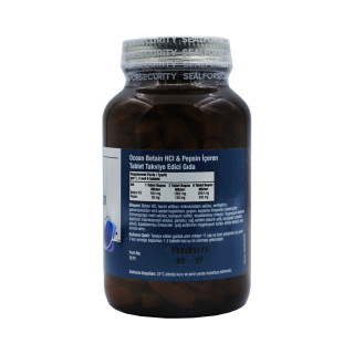 Бетаин HCl с Пепсином Orzax Ocean 654 мг 120 таблеток #1