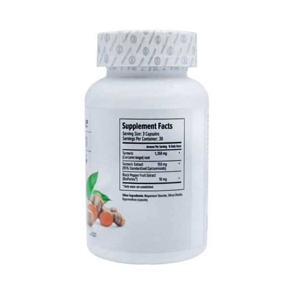 Куркумин с экстрактом черного перца Maxler 90 капсул #2