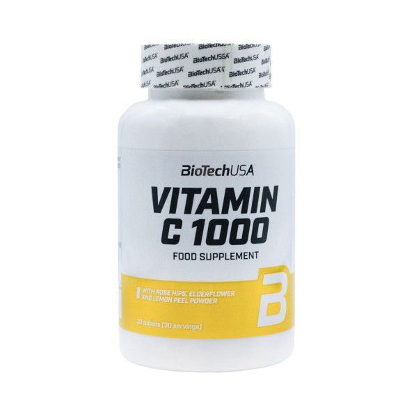 Витамин C BioTech USA 1000 мг 30 таблеток #1