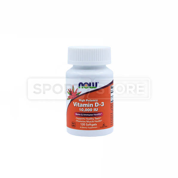 Витамин Д NOW Vitamin D3 10 000UI 120 каспул