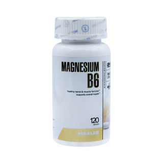 Магний В6 Maxler Magnesium 100 мг 120 таблеток #1